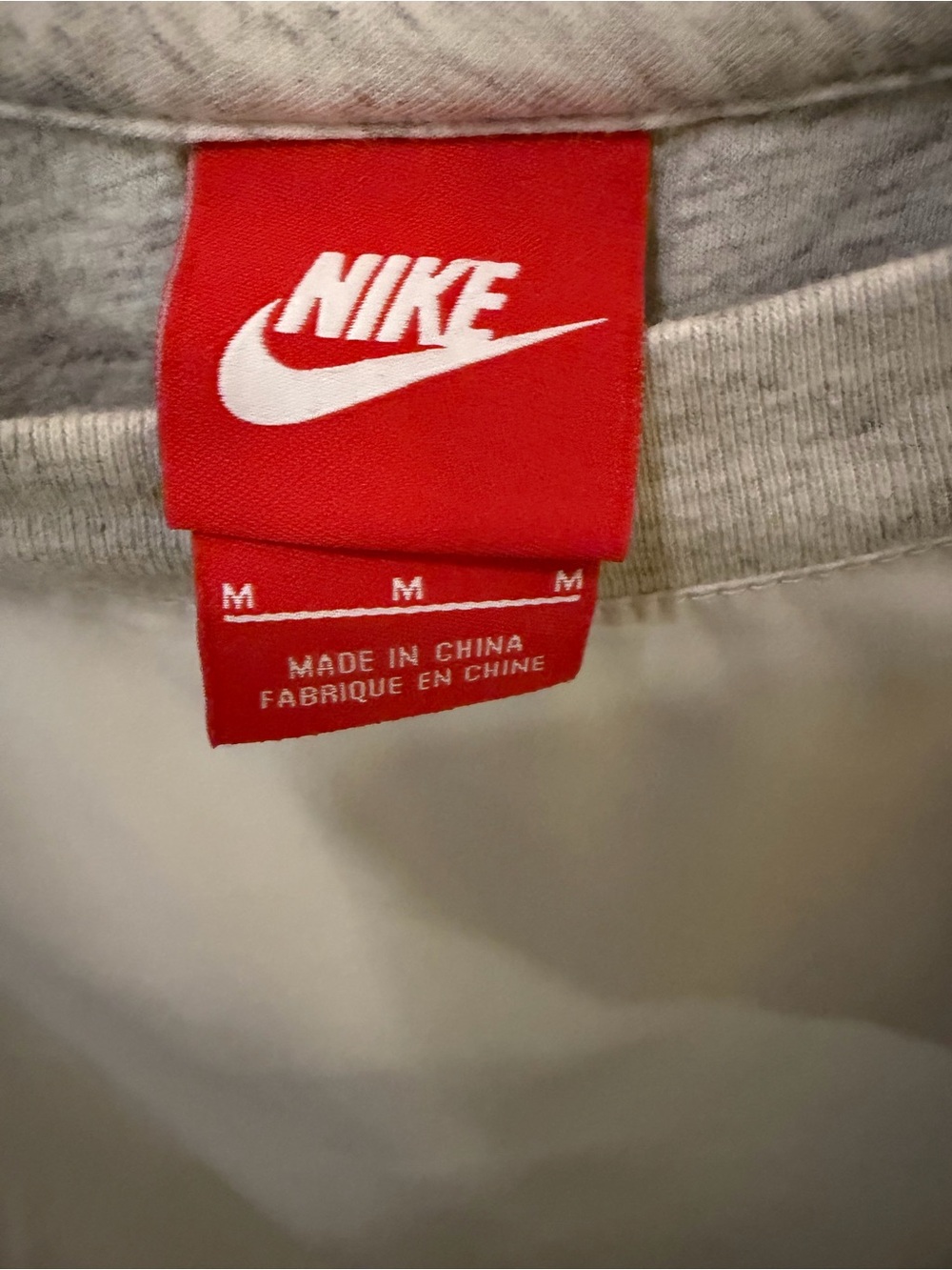 Nike Tech Knit White and Grey With Mesh Top Size Medium - Picture 4 of 4